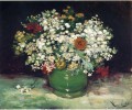 Jarrón con zinnias y otras flores Vincent van Gogh